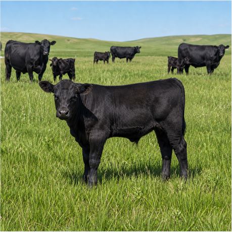 Black Angus Steer Calves | Berthold, North Dakota